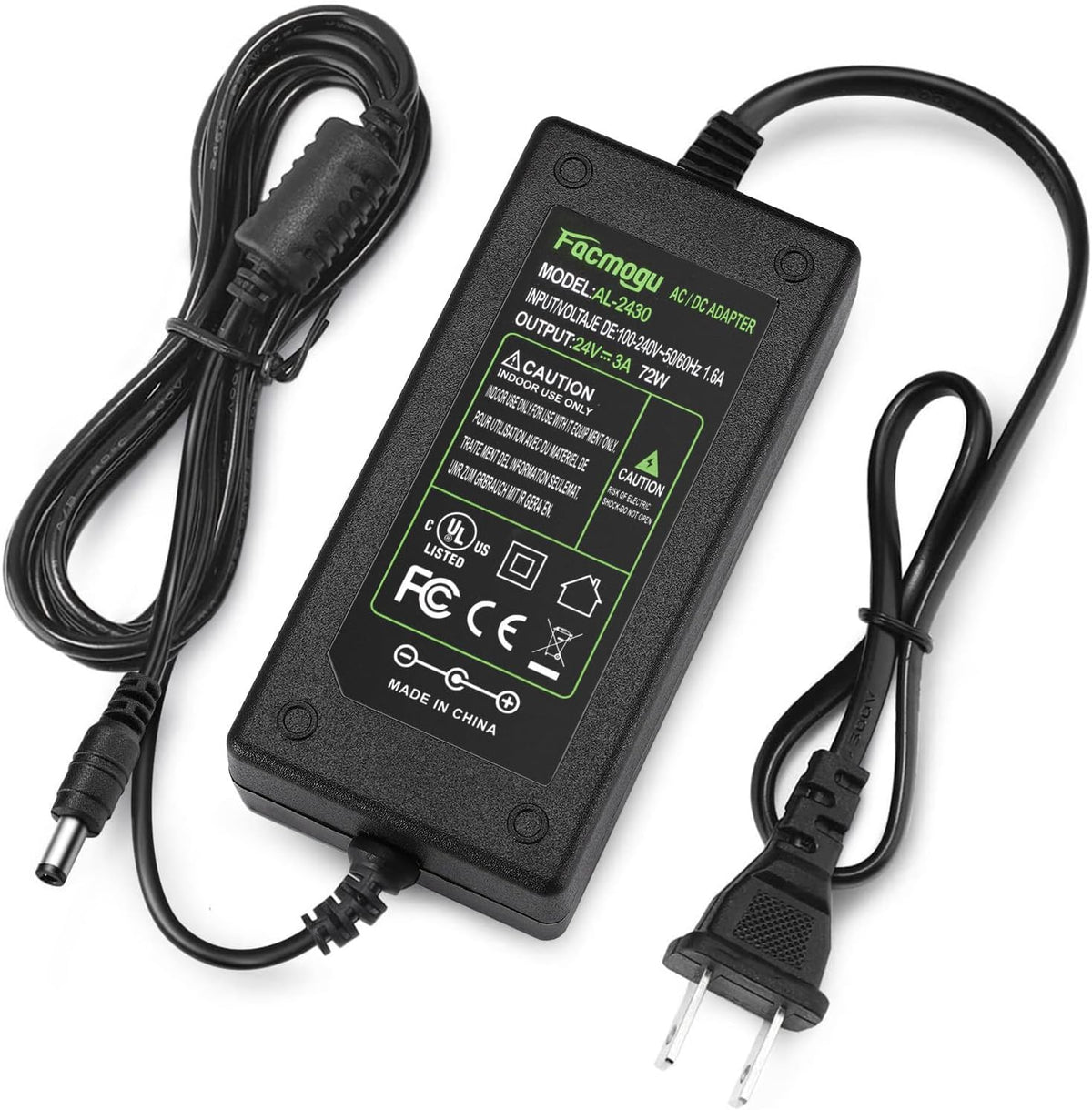 Power Supply Cord for Shemax Nail Dust Collectors