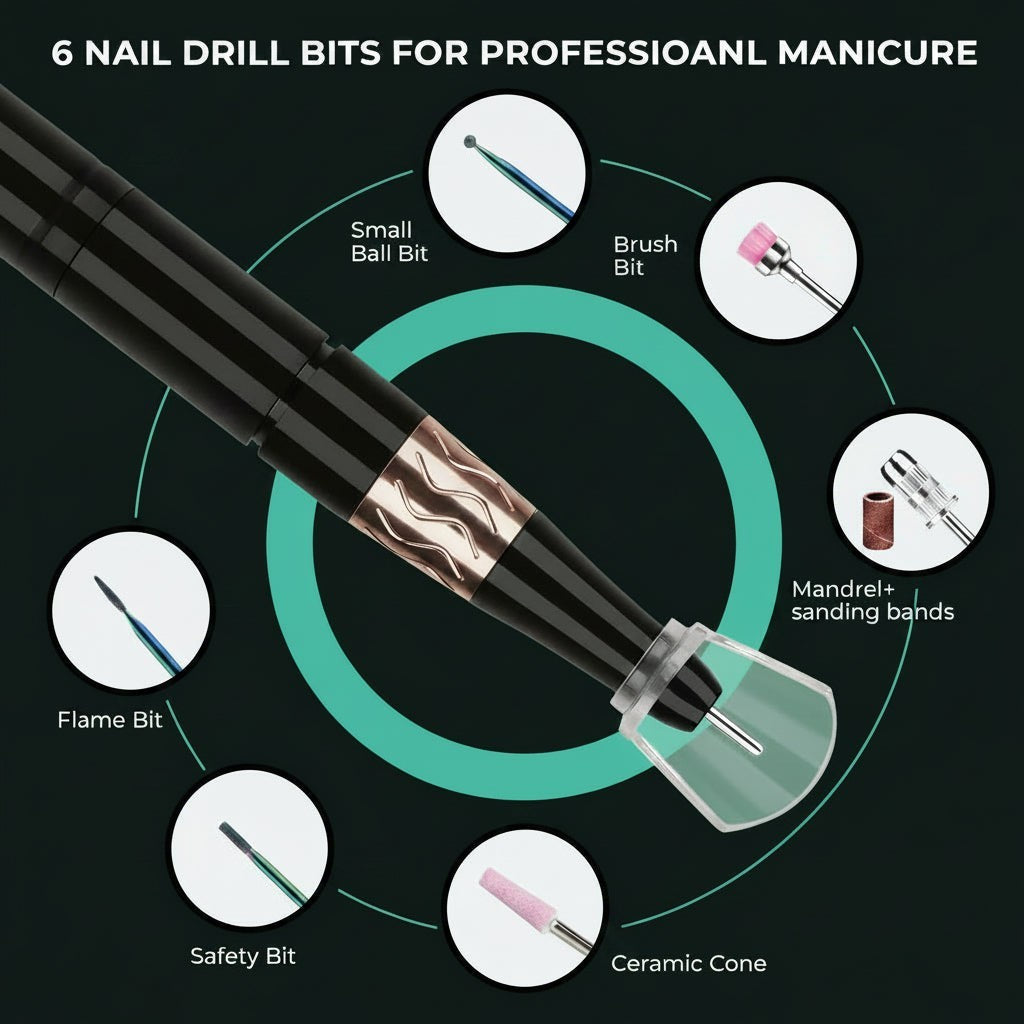 Crown™ Nail Lamp & Wand™ Lite Drill Bundle - Pink Diamond by Lavinda