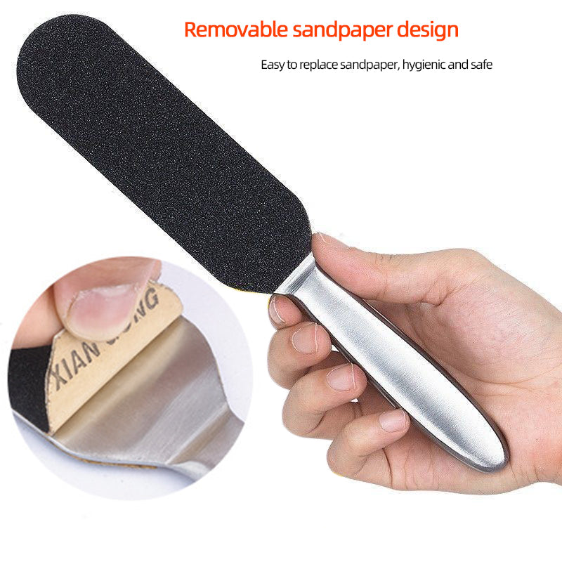Stainless Steel Double Side Foot File Replace Sanding Cloth Pedicure Foot-Care-Tool Dead Skin Remover Foot Rasp Refill by V.I.P Digital Presence