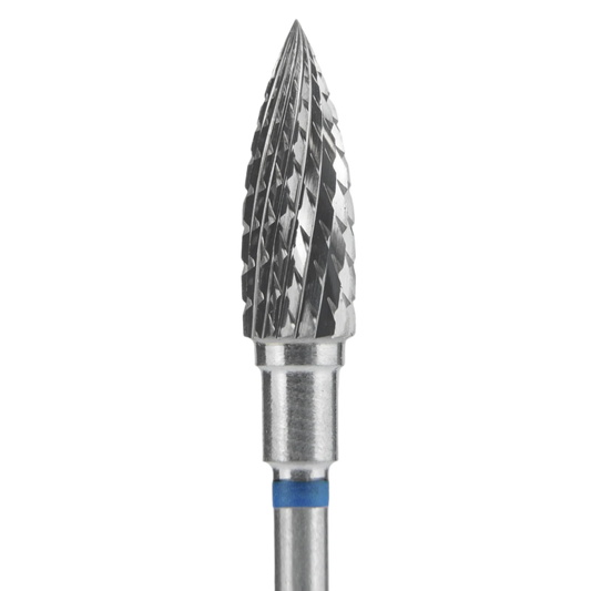 CARBIDE NAIL DRILL BIT, "Cone", BLUE, HEAD DIAMETER 5/13,5MM (FT10B050/13.5) (#210) -STALEKS™