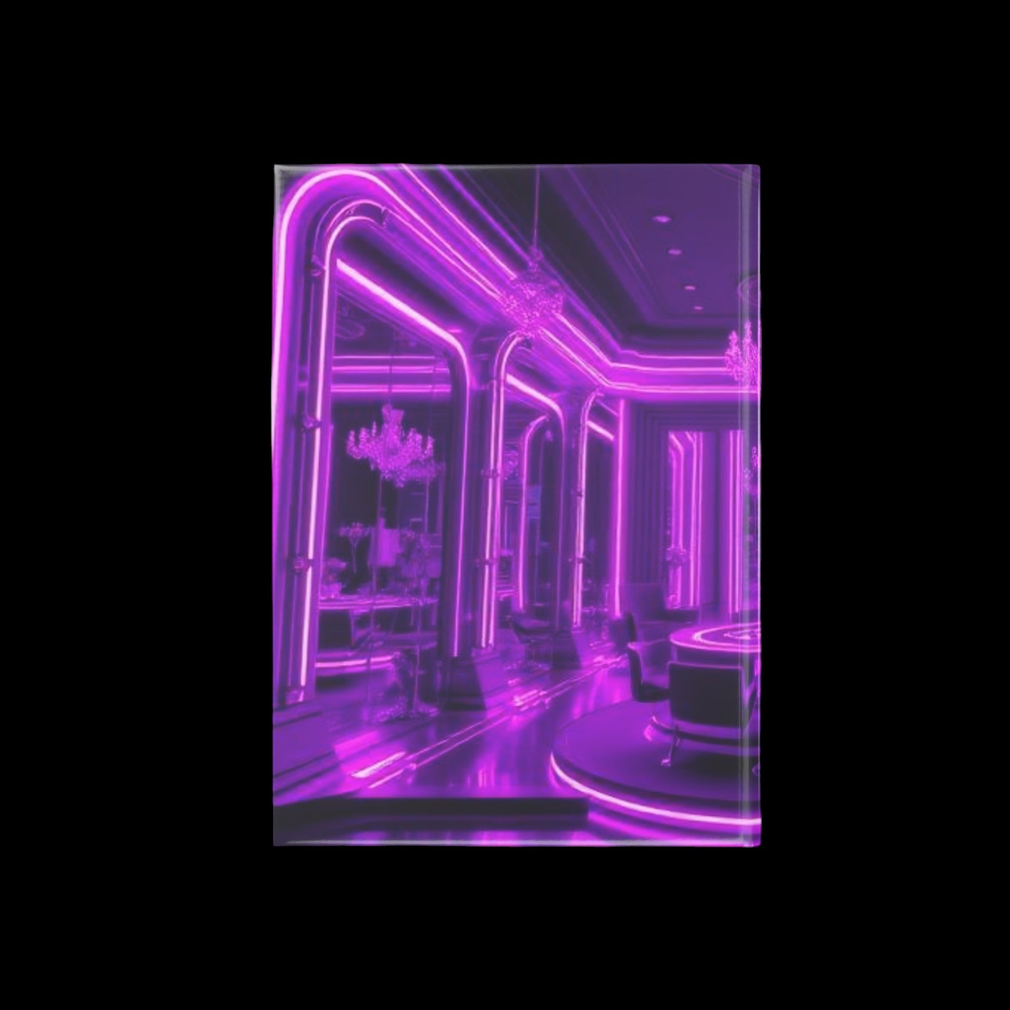 Royal Aura: Front Room Hardcover Notebook with Puffy Covers by Printify