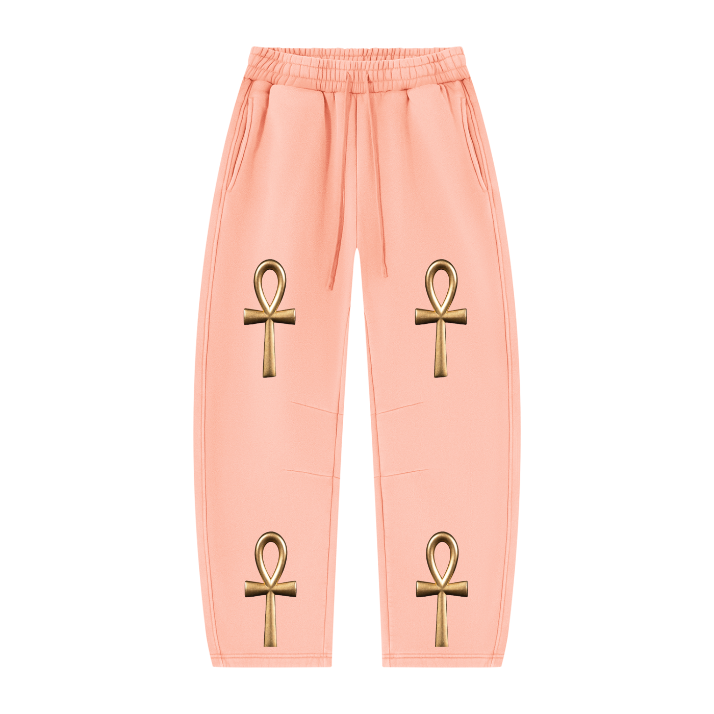 Unisex Vintage Wash Barrel Leg Fleece Sweatpants