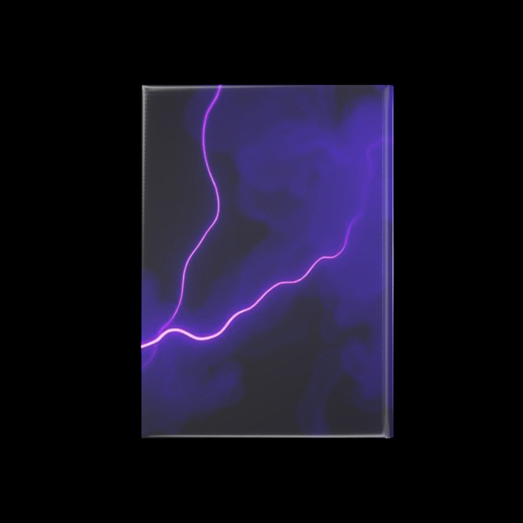 Royal Aura: Thunder & Lightening Hardcover Notebook with Puffy Covers by Printify