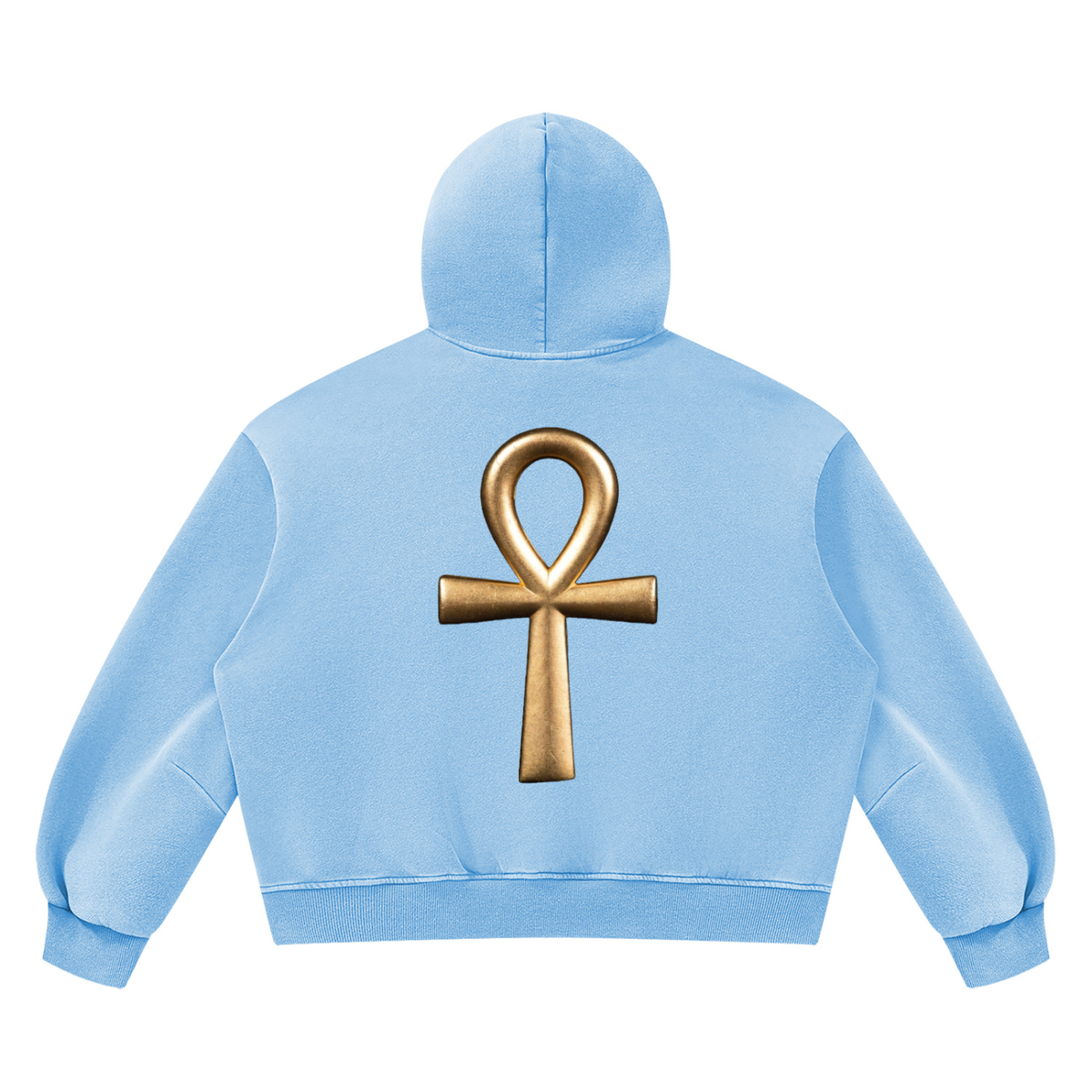 Unisex Vintage Wash Boxy Fleece Hoodie