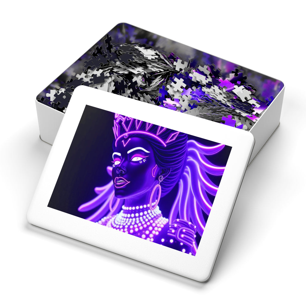 Thee Empress Jigsaw Puzzle with Tin