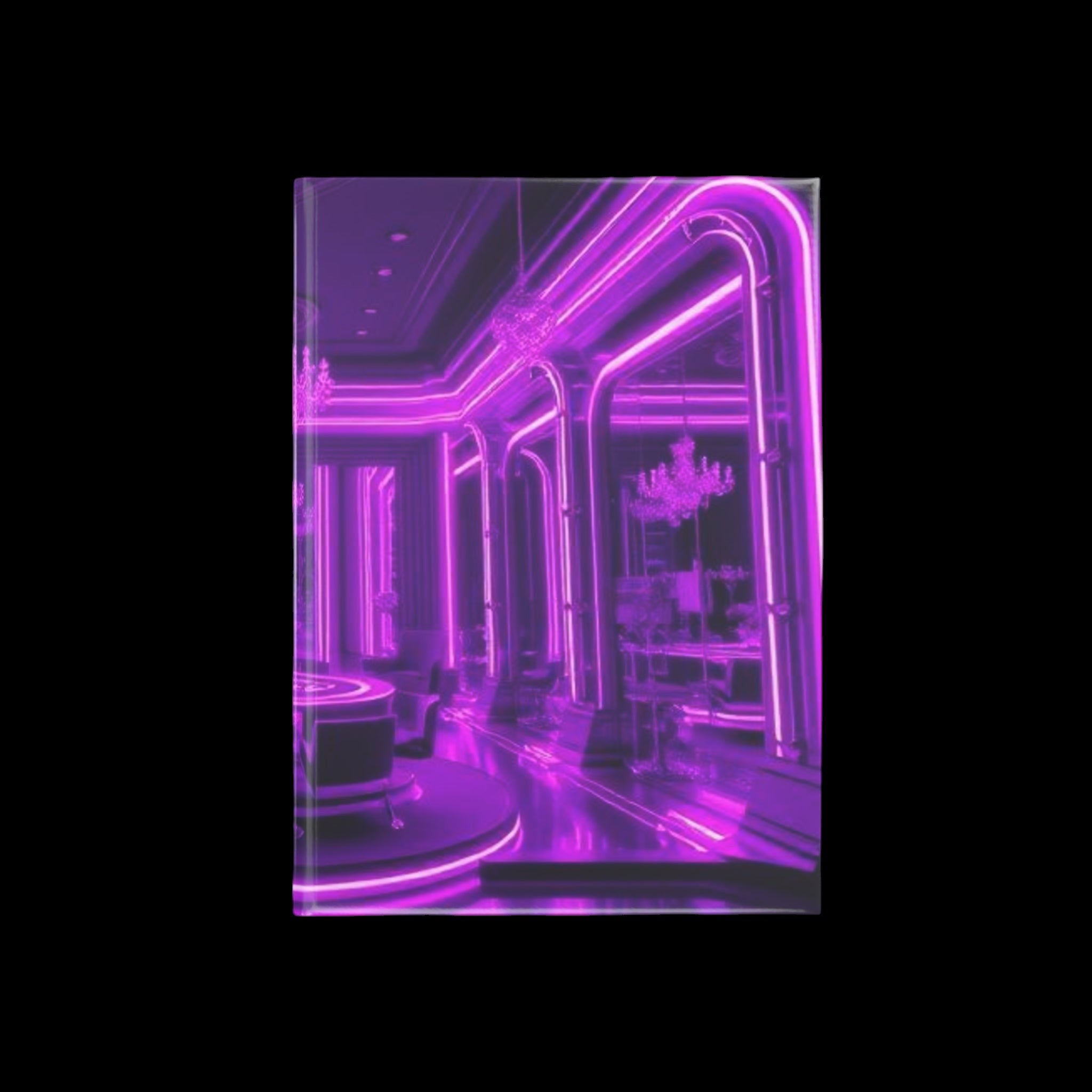 Royal Aura: Front Room Hardcover Notebook with Puffy Covers by Printify