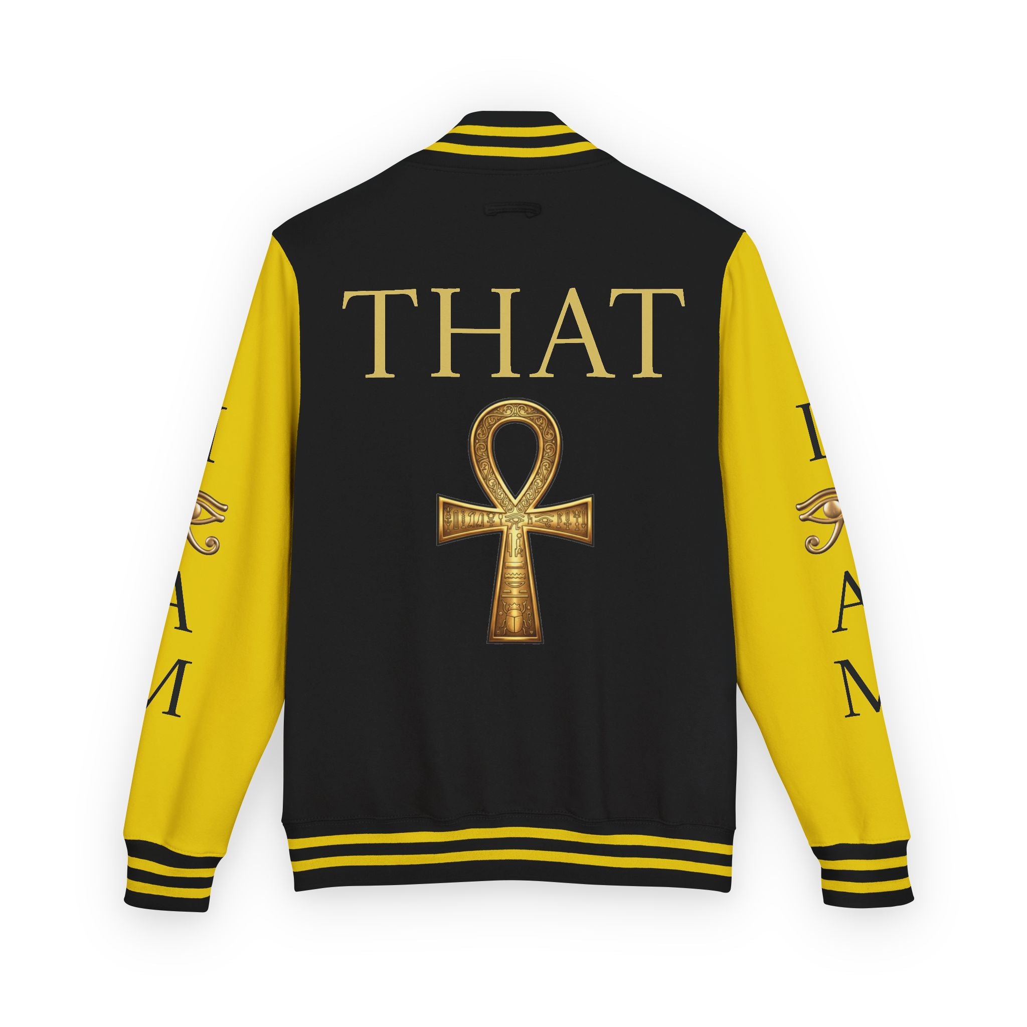 I Am That I Am Ankh Letterman Jacket