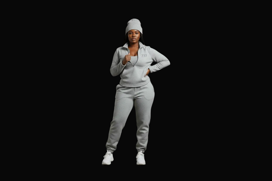 777 Heather Grey Set - AetherLux.Shop