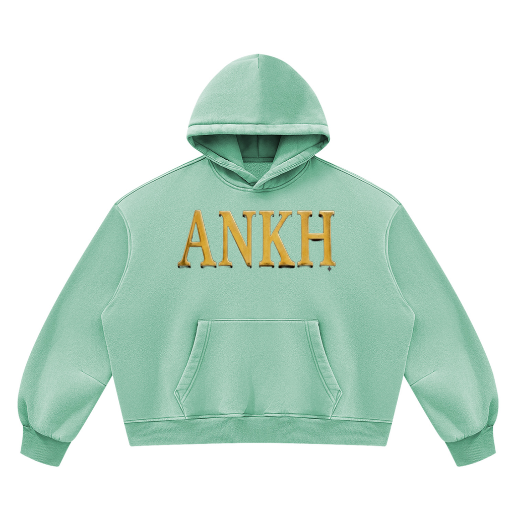 Unisex Vintage Wash Boxy Fleece Hoodie