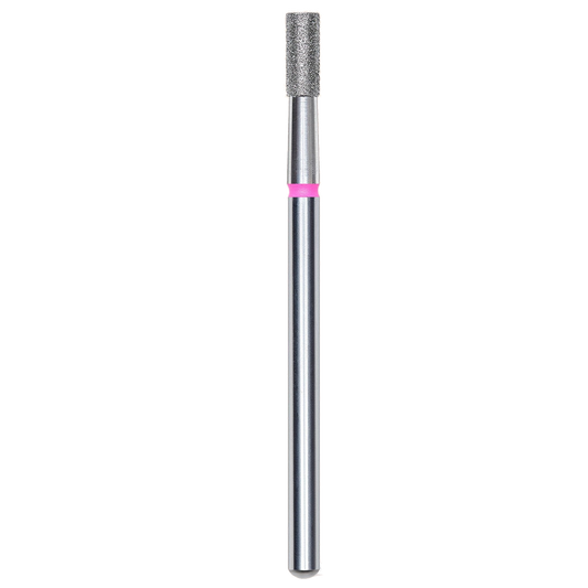 DIAMOND NAIL DRILL BIT, "CYLINDER", RED, HEAD DIAMETER 2.5/6MM (FA20R025/6) - STALEKS™