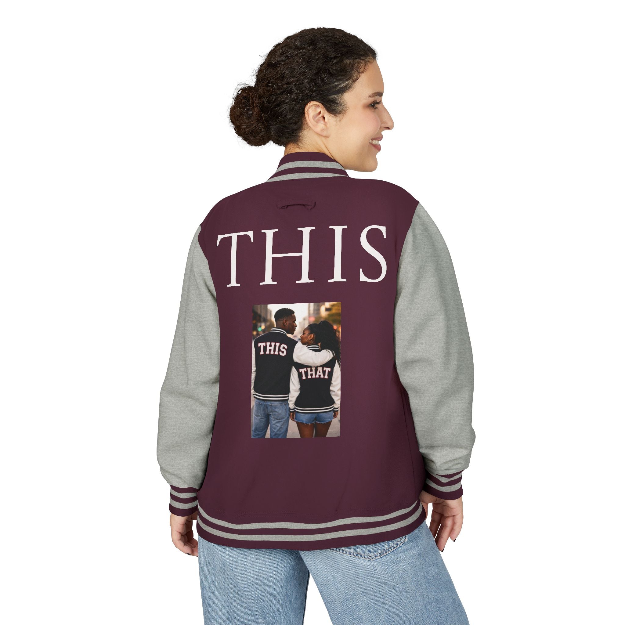 "This" Couple's Letterman Jacket