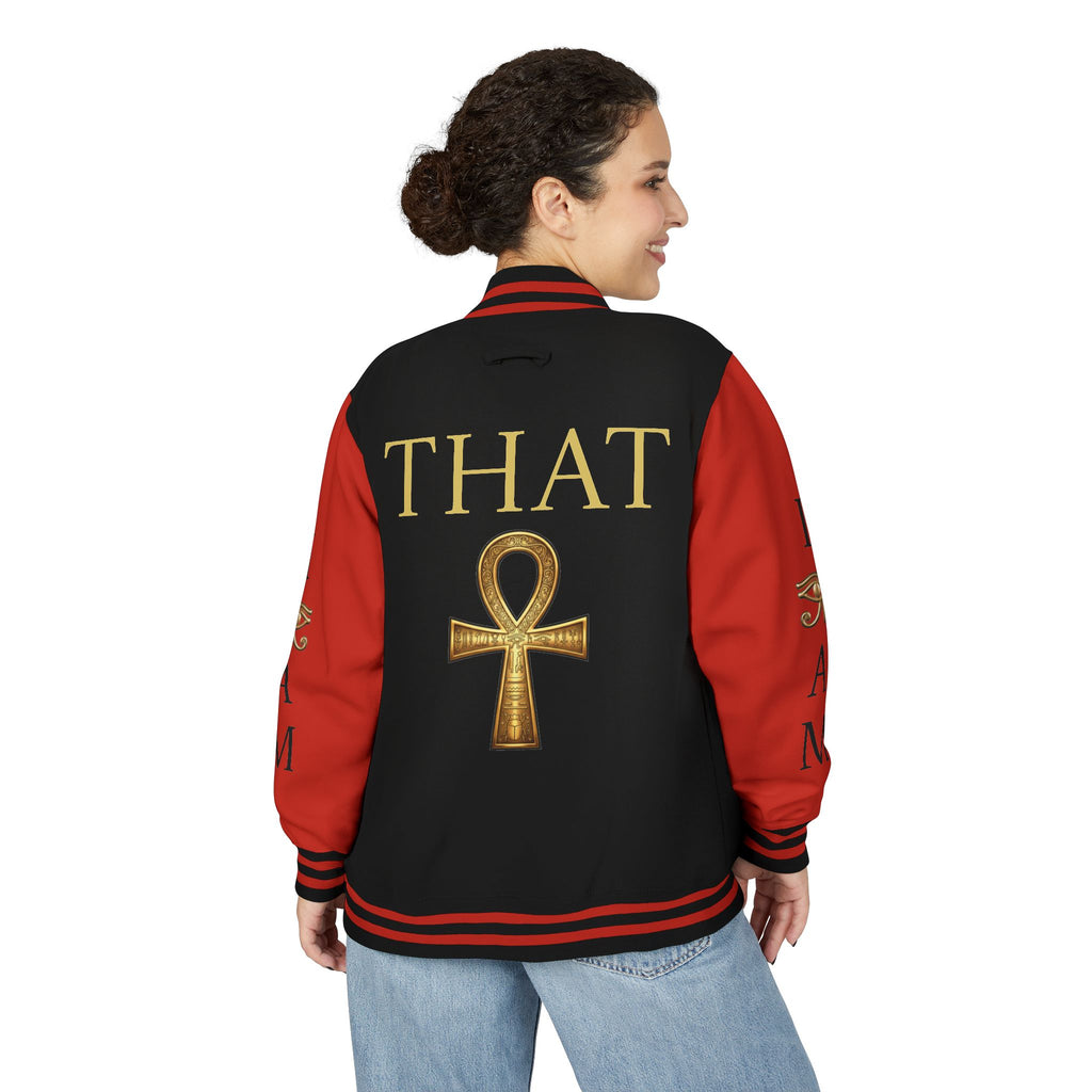 I Am That I Am Ankh Letterman Jacket