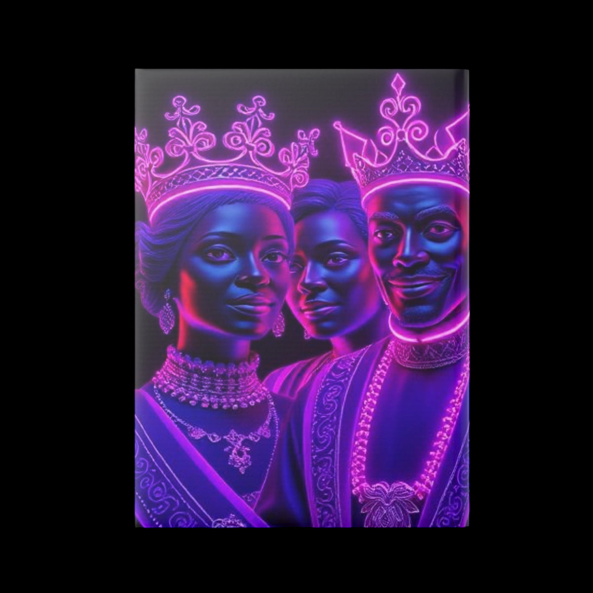 Royal Aura: Royal Family Hardcover Notebook with Puffy Covers - AetherLux.Shop