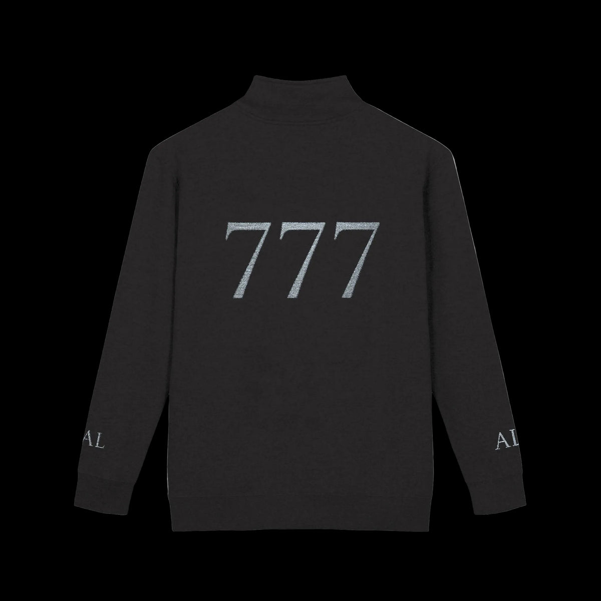777 Fleece Pullover — Grey Half - AetherLux.Shop