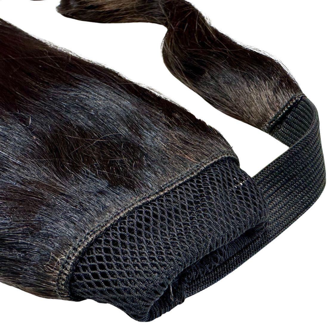 Natural Black 100% Human Hair Ponytail Extension by Private Label