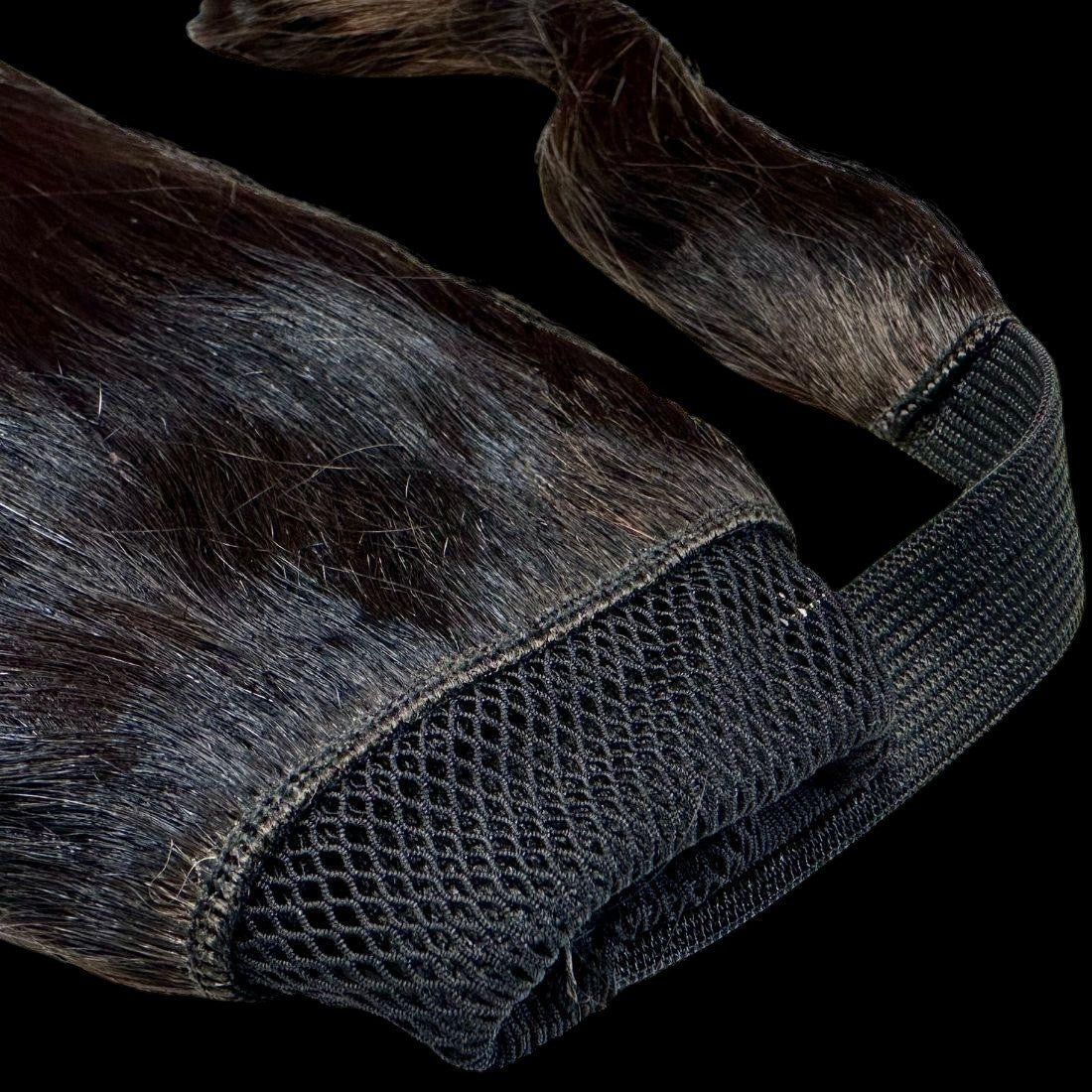 Natural Black 100% Human Hair Ponytail Extension by Private Label