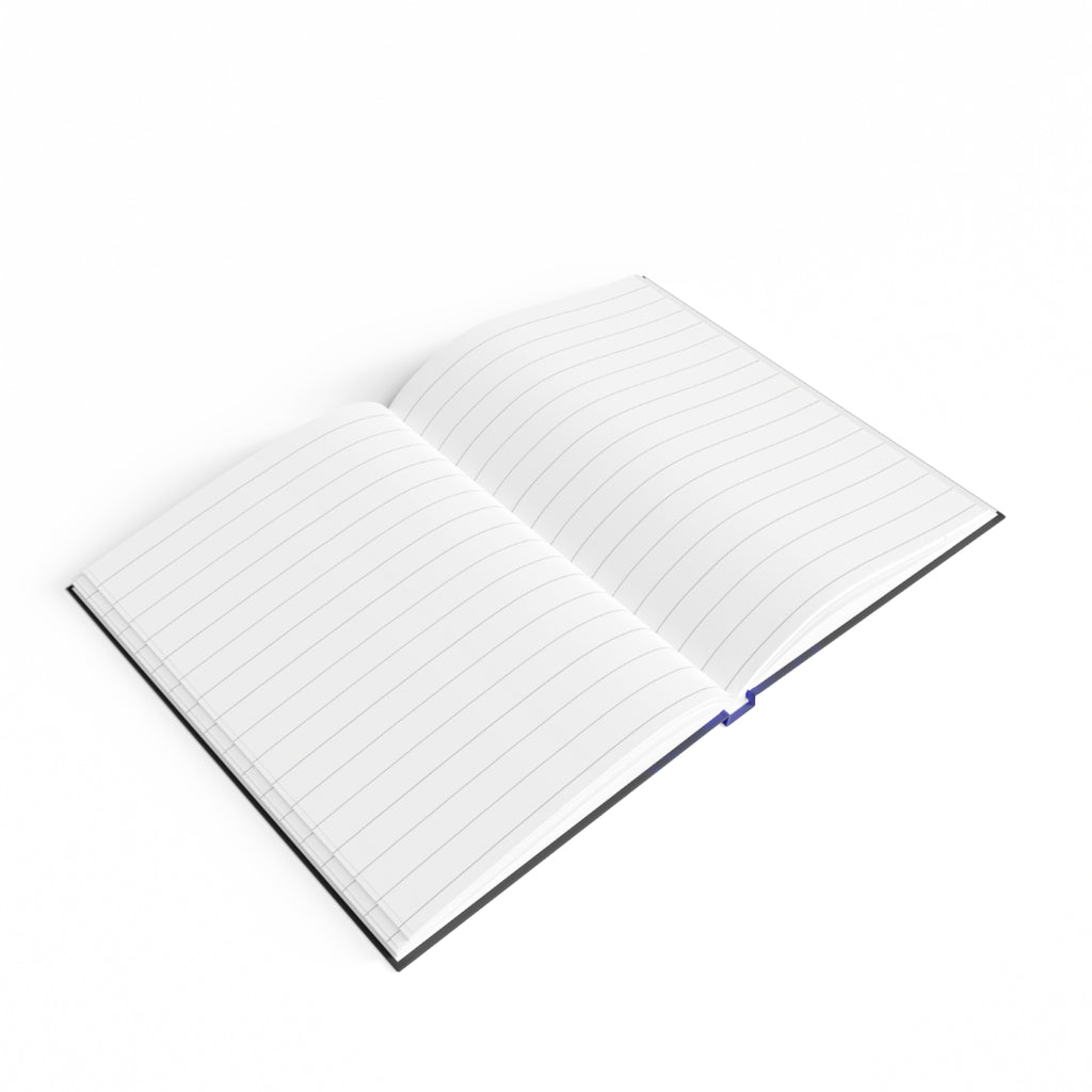 Neon Taurus Journal – Ruled Lined Notebook with Glowing Bull Cover