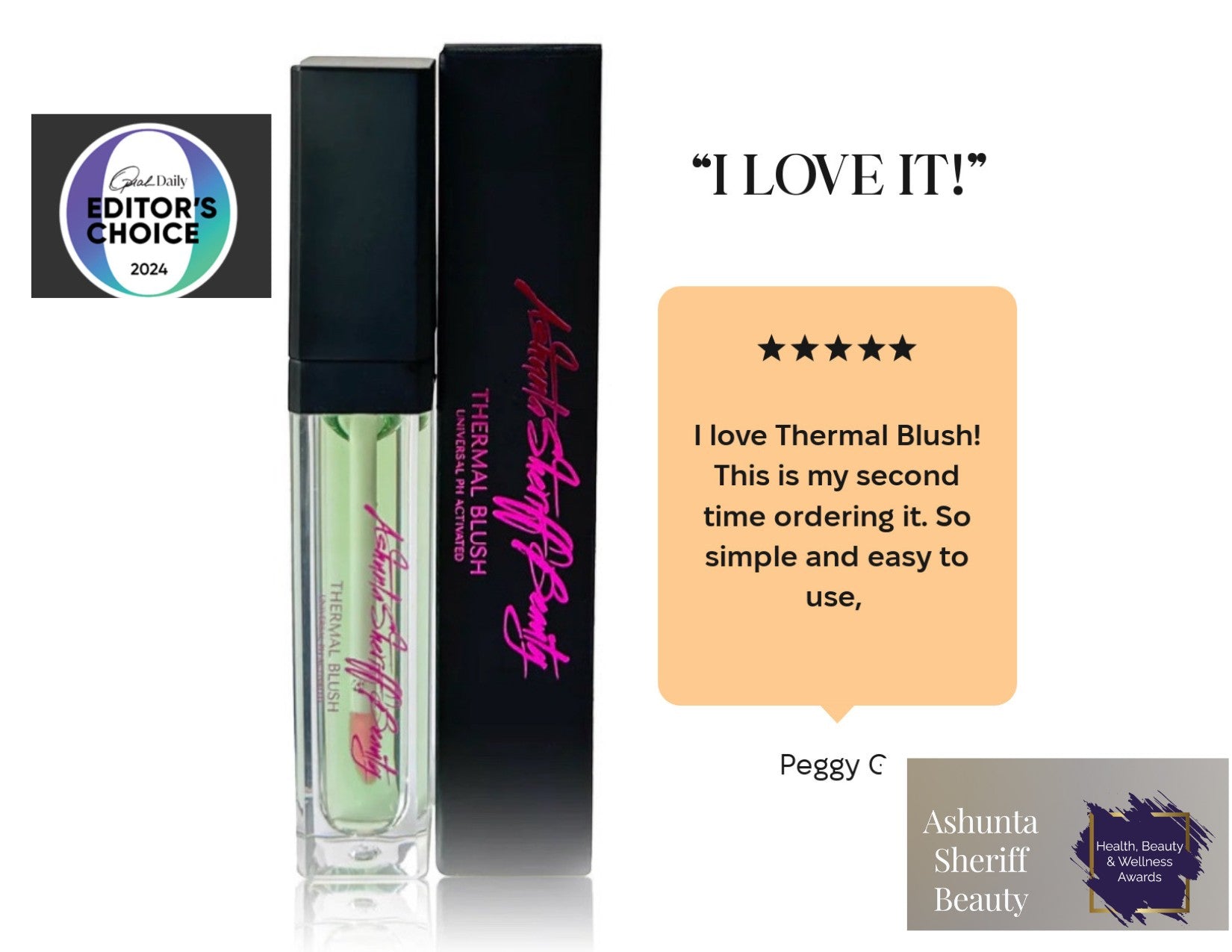 Ashunta Sheriff Beauty Thermal Blush Oil Serum by Ashunta Sheriff Beauty