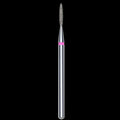 DIAMOND NAIL DRILL BIT, "FLAME", RED, HEAD DIAMETER 1.4/8MM (FA10R014/8) - STALEKS™ by kvadrat store