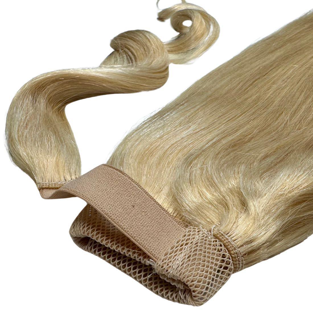 Bleach Blonde 100% Human Hair Ponytail Extension by Private Label