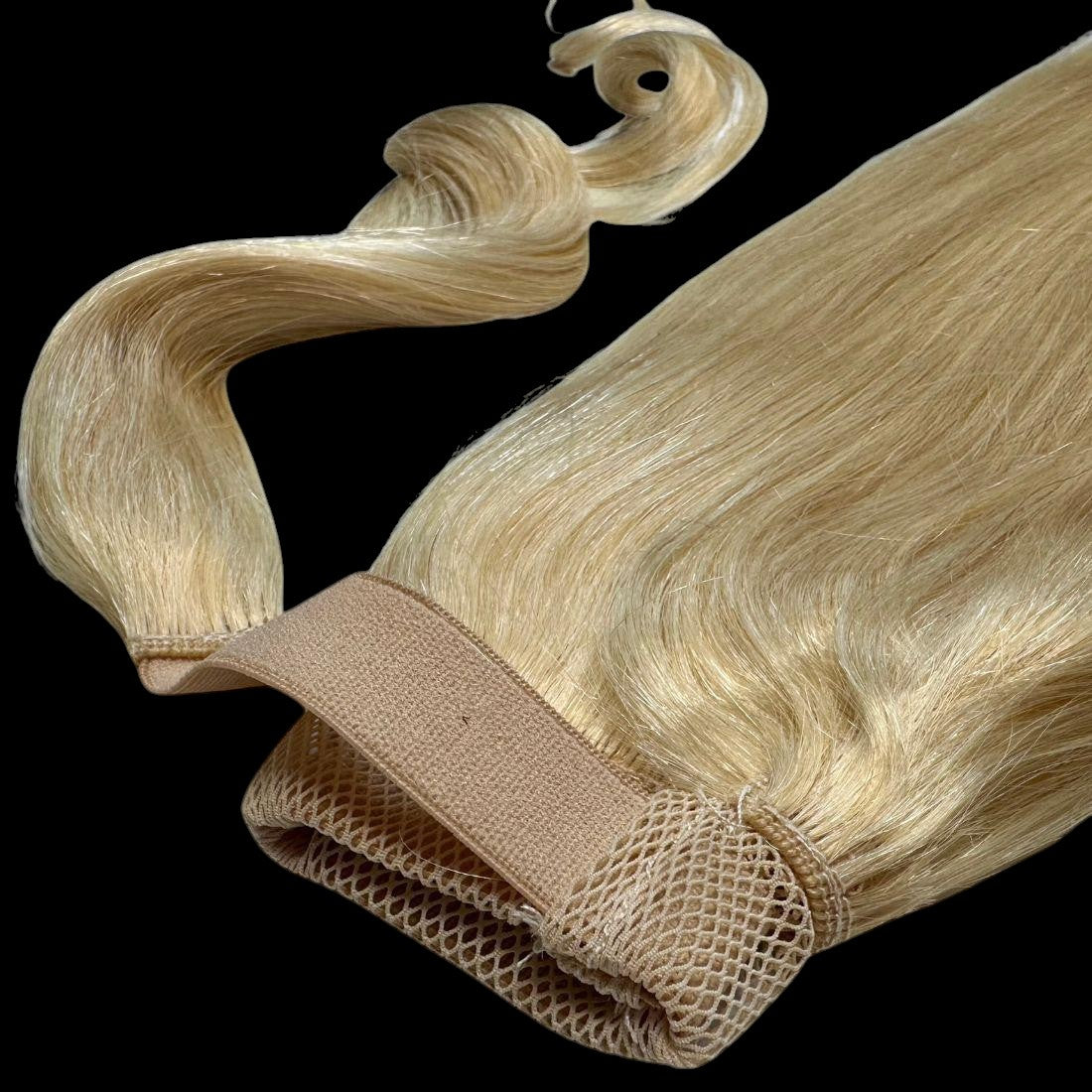 Bleach Blonde 100% Human Hair Ponytail Extension by Private Label