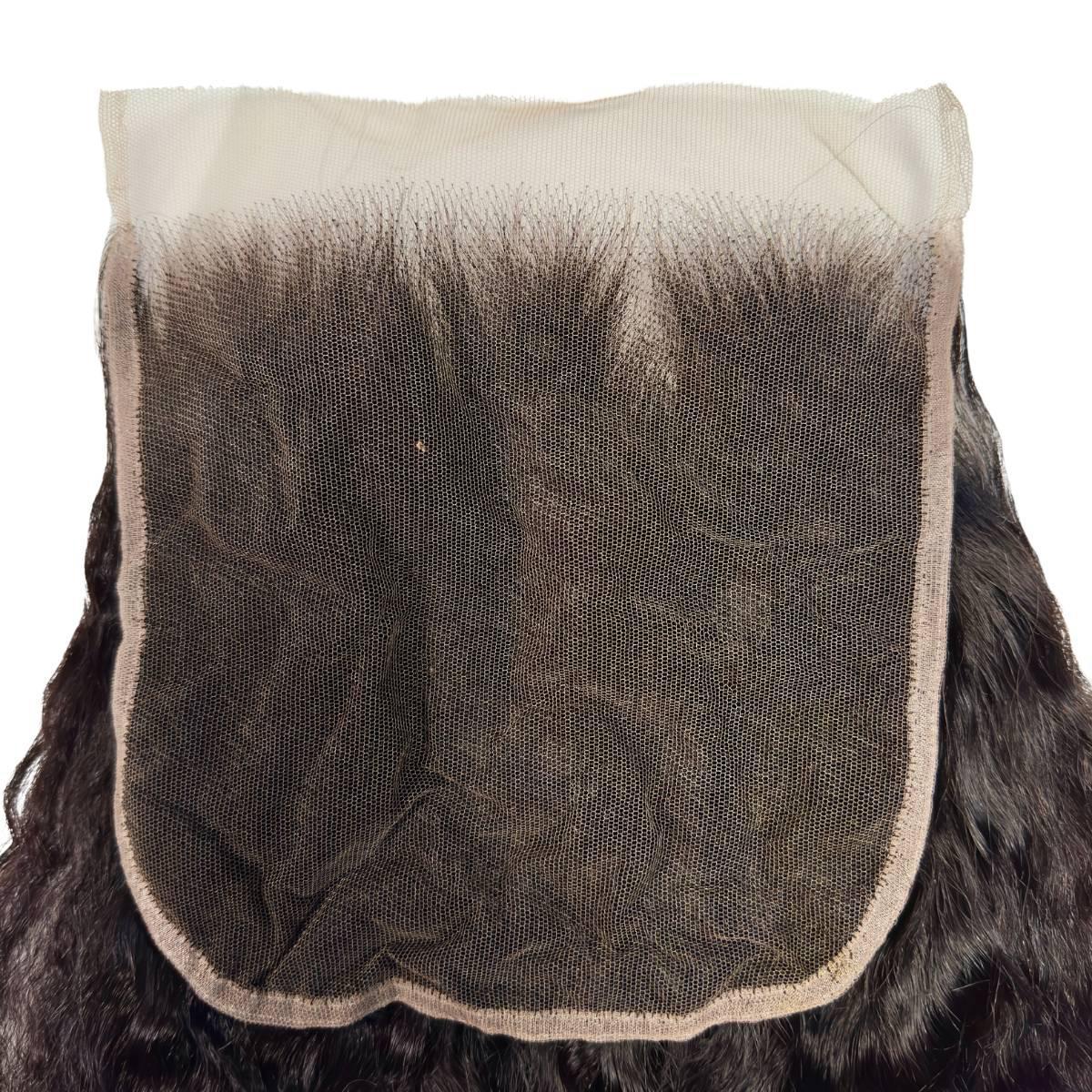 Kinky Straight 7x7 HD Lace Human Hair Closure by Private Label