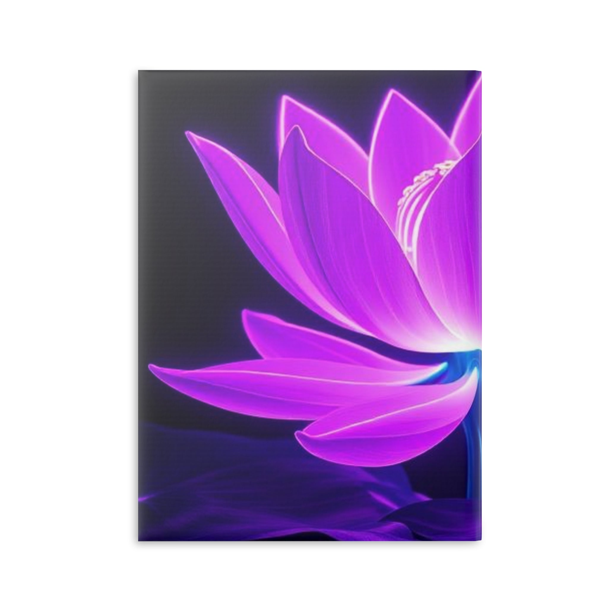 Royal Aura: Lotus Flower Hardcover Notebook with Puffy Covers