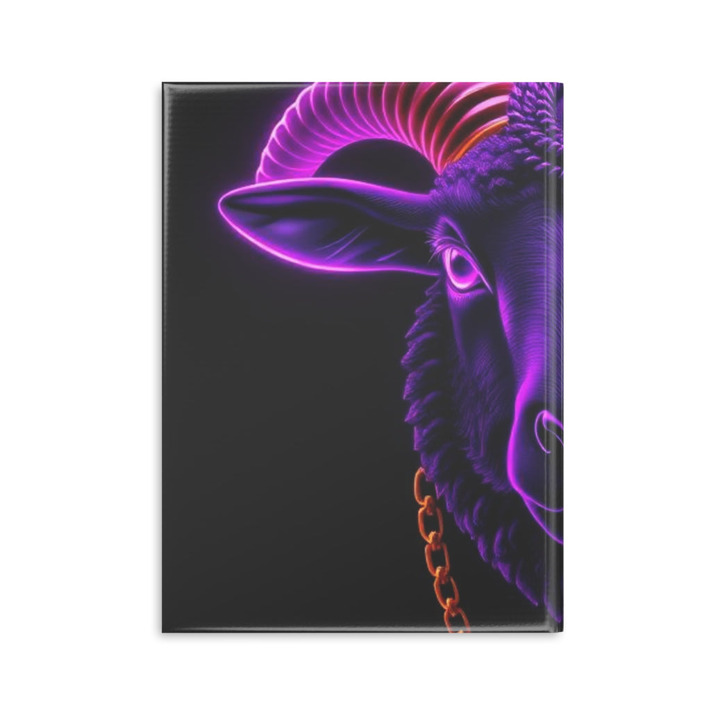 Royal Aura: Black Sheep Hardcover Notebook with Puffy Covers by Printify