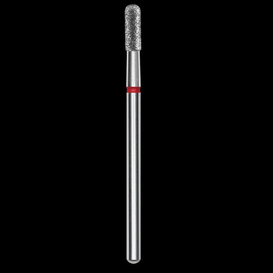DIAMOND NAIL DRILL BIT, "CYLINDER", RED, HEAD DIAMETER 2.3/6.5MM (FA30R023/6.5) - STALEKS™ by kvadrat store