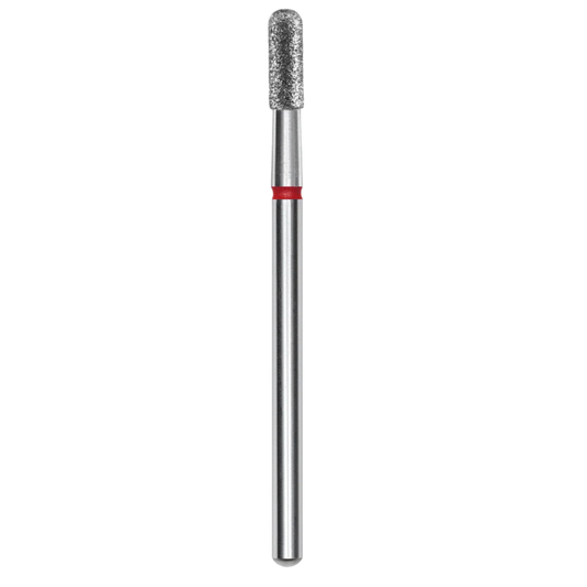 DIAMOND NAIL DRILL BIT, "CYLINDER", RED, HEAD DIAMETER 2.3/6.5MM (FA30R023/6.5) - STALEKS™