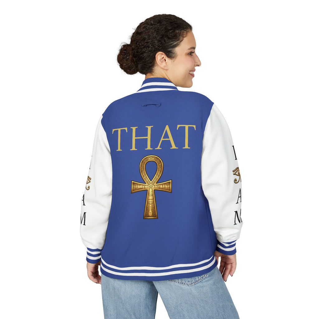 I Am That I Am Ankh Letterman Jacket