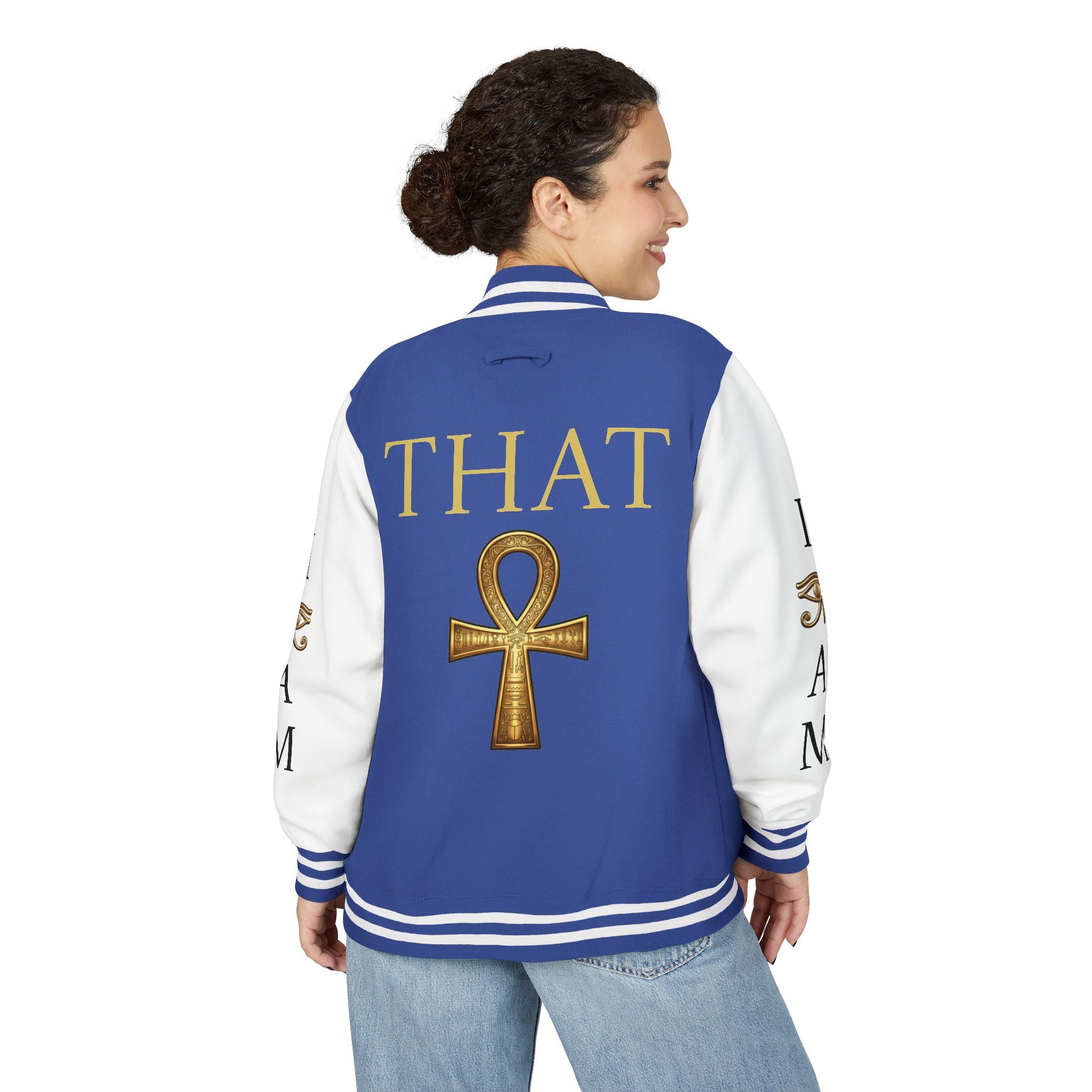 I Am That I Am Ankh Letterman Jacket