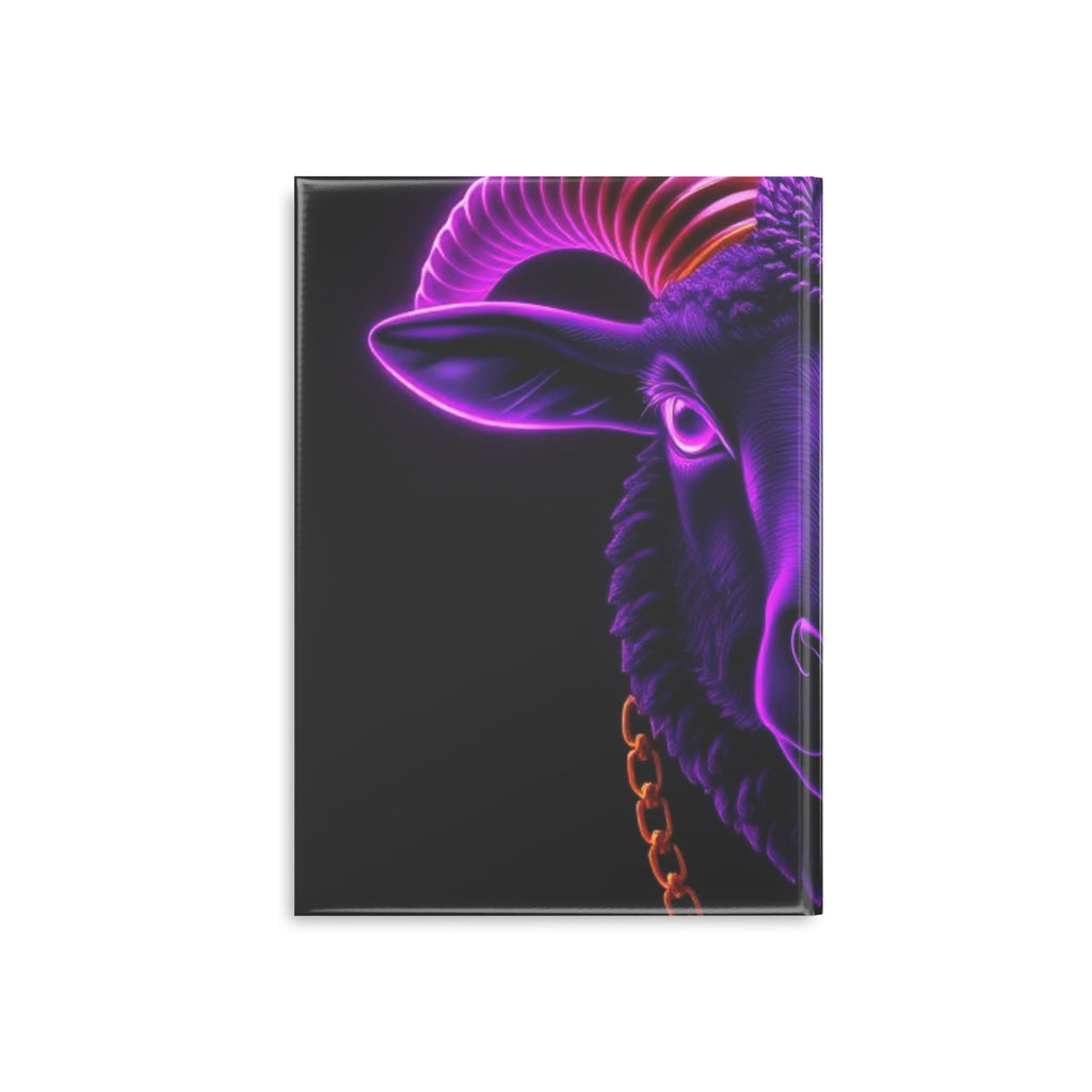 Royal Aura: Black Sheep Hardcover Notebook with Puffy Covers by Printify