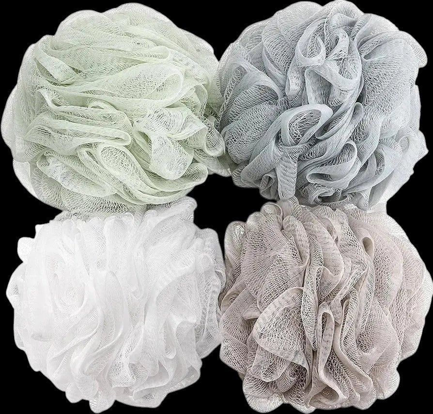 Lavender Bath Bundle – Moisturizing Glycerin Soaps & Shower Loofah Set by Foot Butter by Dr Ron