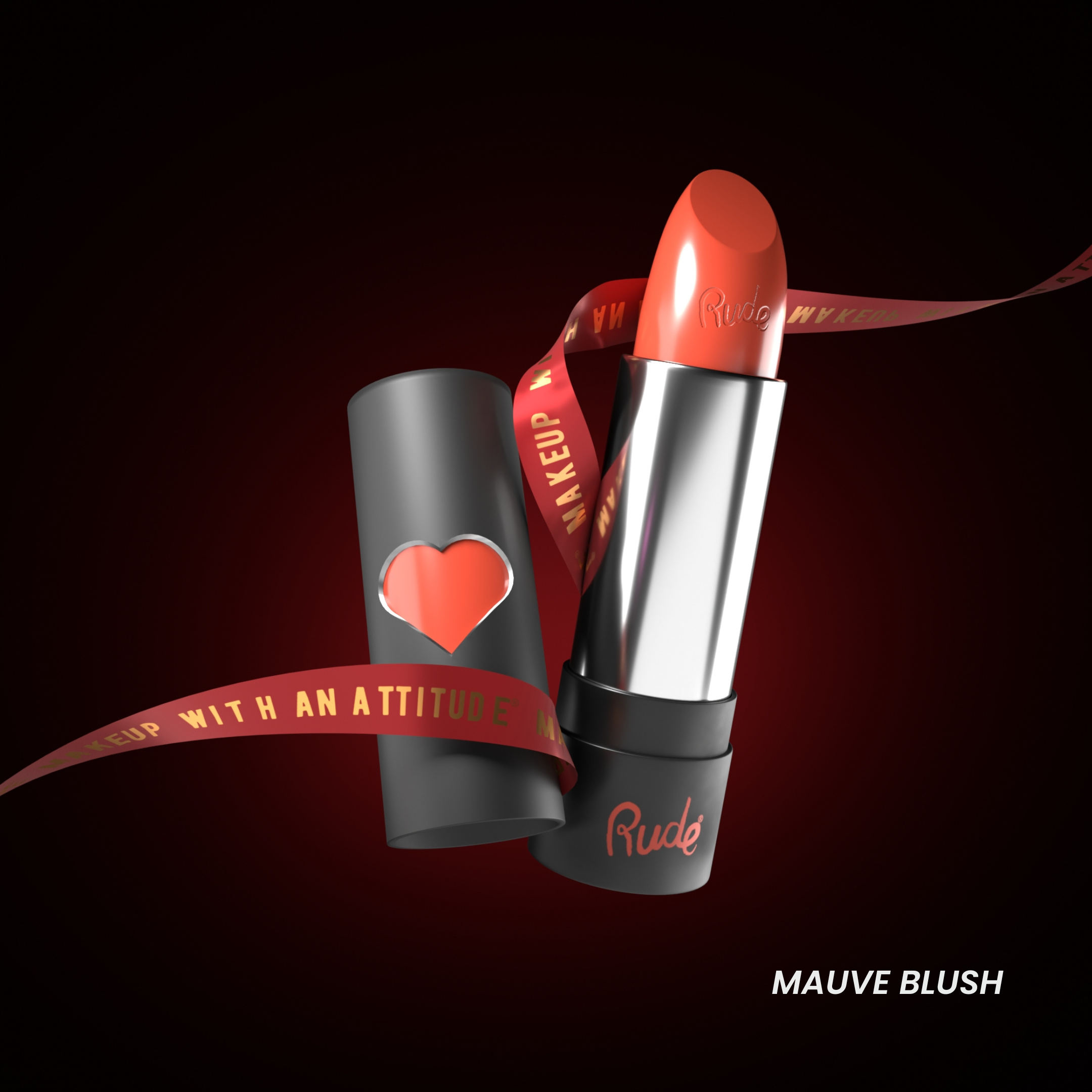 RUDE Hydro Shine Moisturizing Lipstick - Mauve Blush by VYSN