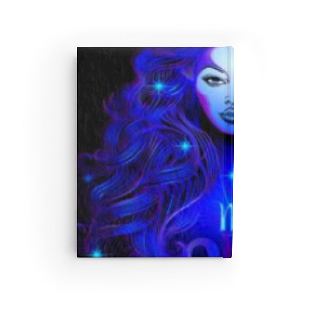 Bleu Aura: Virgo Hard Cover Journal - Ruled Line
