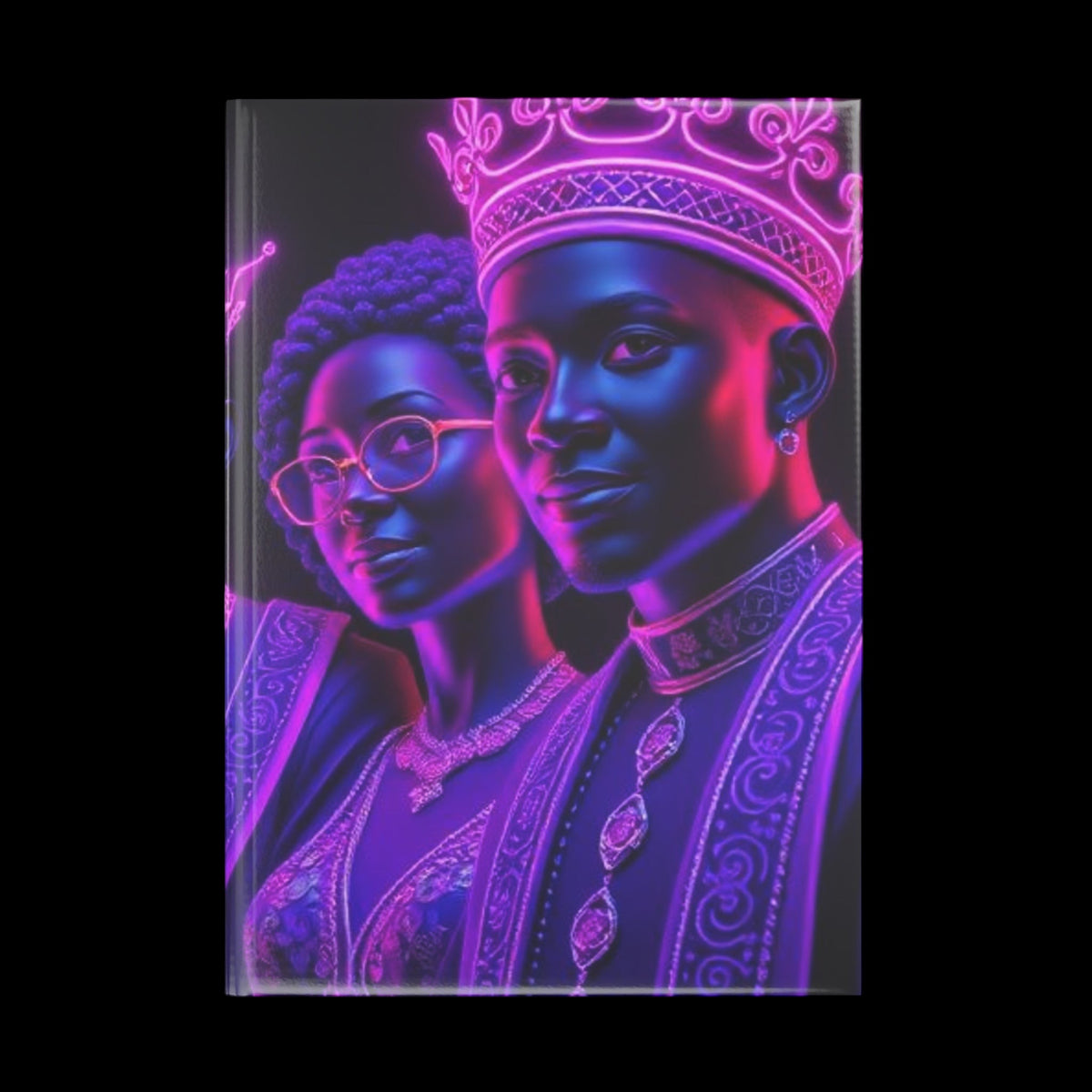 Royal Aura: Royal Family Hardcover Notebook with Puffy Covers - AetherLux.Shop