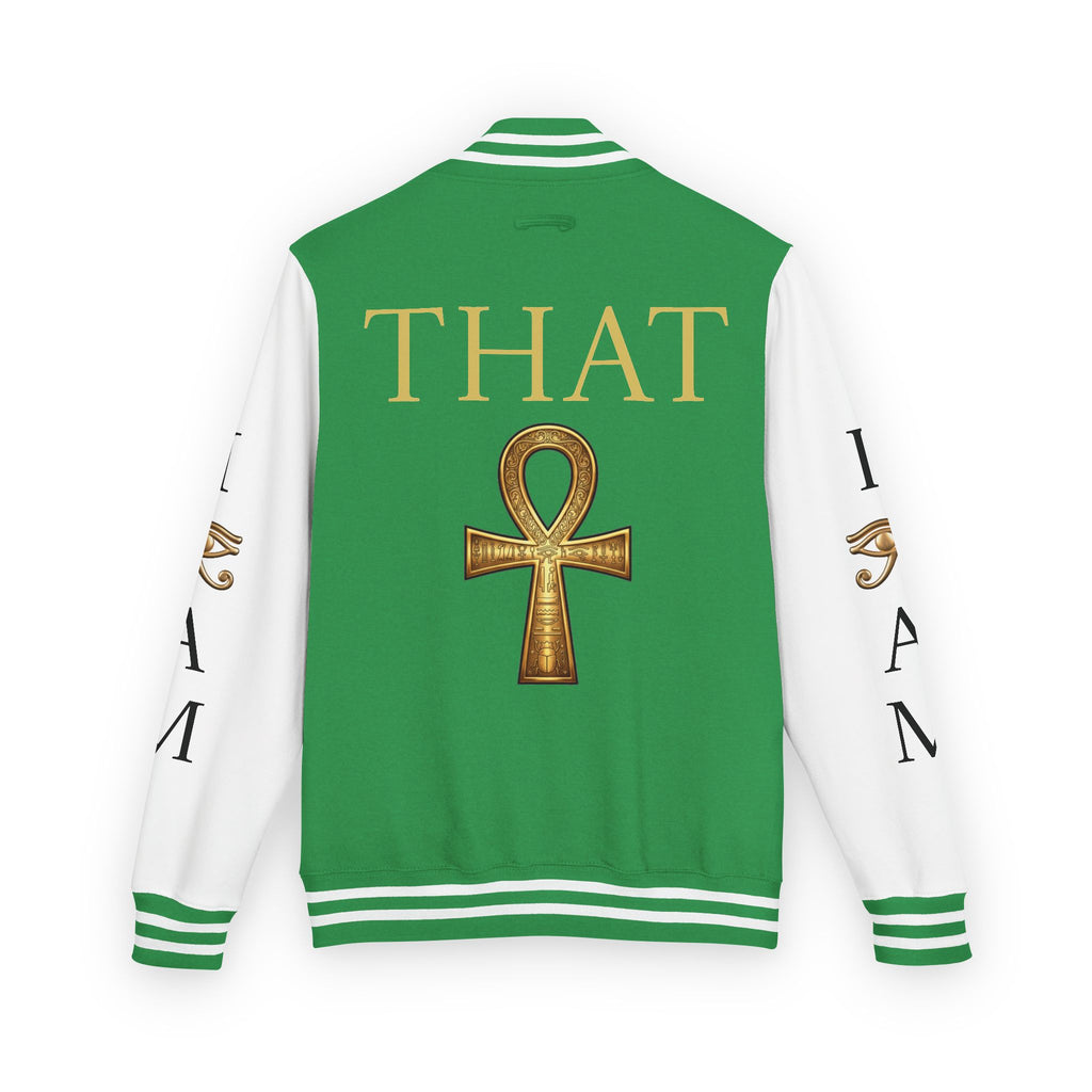 I Am That I Am Ankh Letterman Jacket
