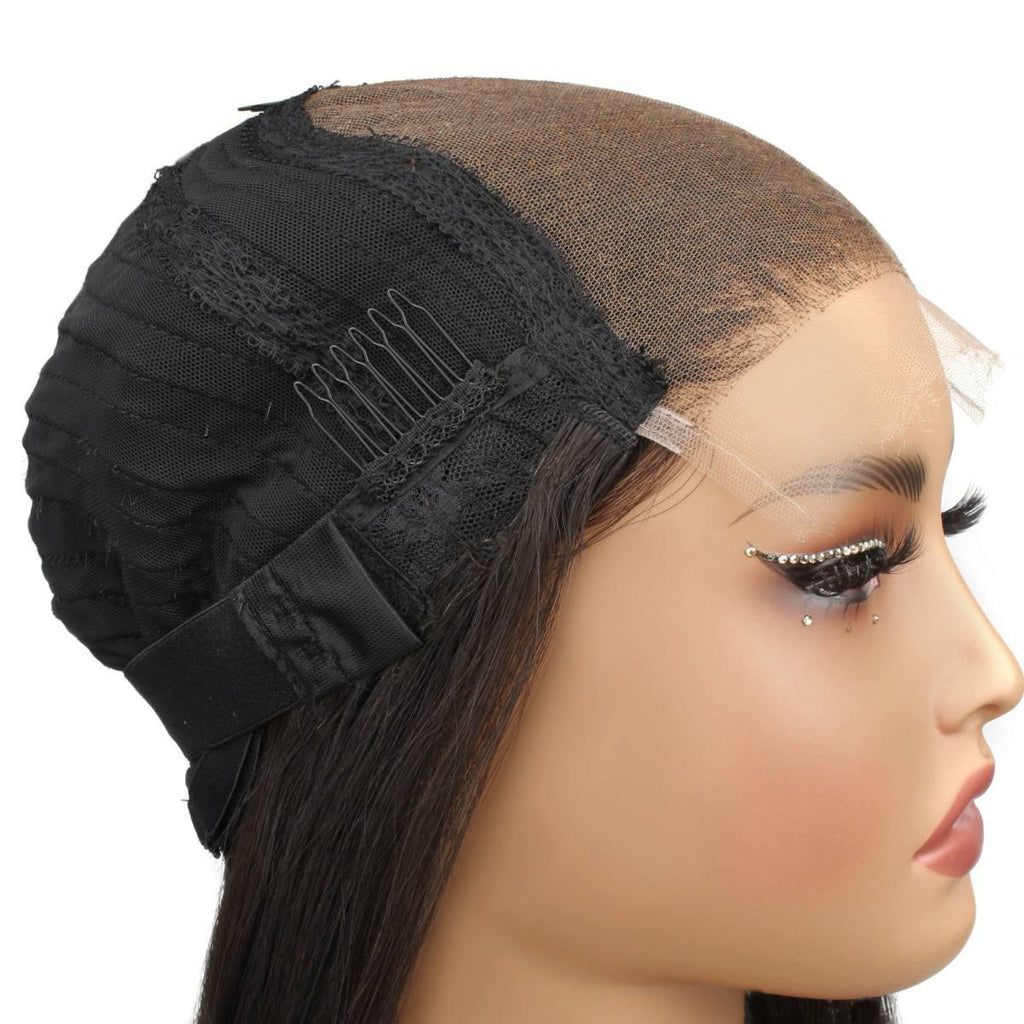 Straight 5x5 HD Lace Closure 100% Human Hair Bob Wig by Private Label