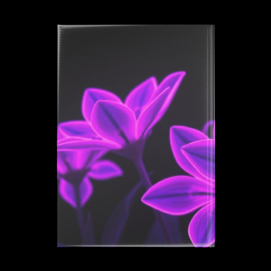 Royal Aura: Dark Flowers Hardcover Notebook with Puffy Covers - AetherLux.Shop