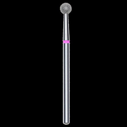 DIAMOND NAIL DRILL BIT, "BALL", RED, HEAD DIAMETER 4MM (FA01R040) - STALEKS™ by kvadrat store
