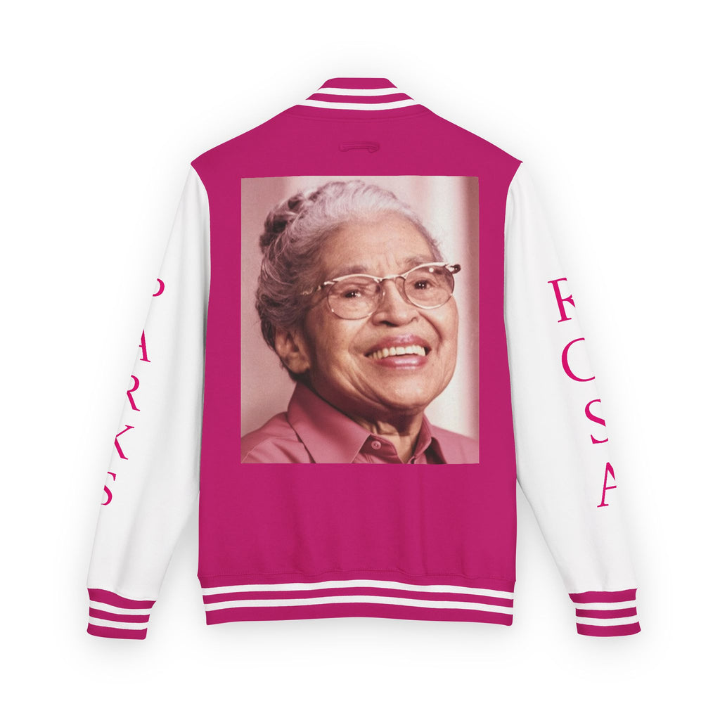 Rosa Parks Tribute Pink Letterman Jacket