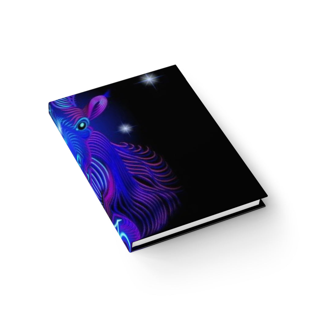 Bleu Aura: Capricorn Hard Cover Journal - Ruled Line
