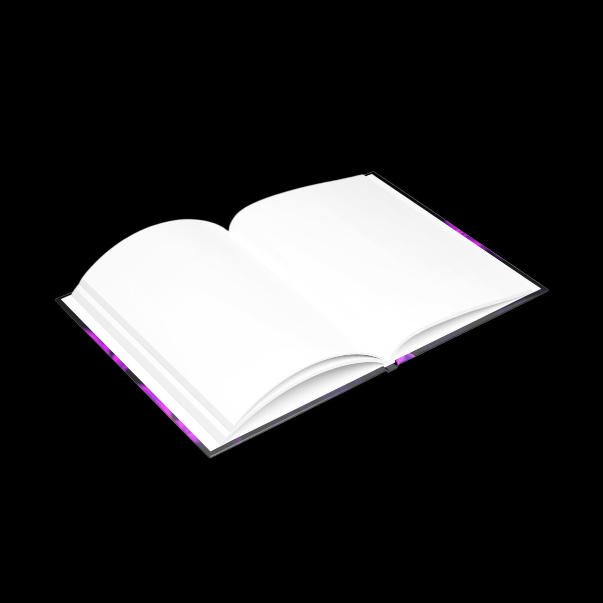 Royal Aura: Dark Flowers Hardcover Notebook with Puffy Covers - AetherLux.Shop