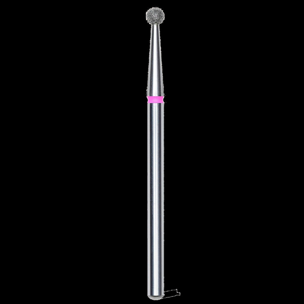 DIAMOND NAIL DRILL BIT, "BALL", RED, HEAD DIAMETER 3.5MM (FA01R035) - STALEKS™ by kvadrat store