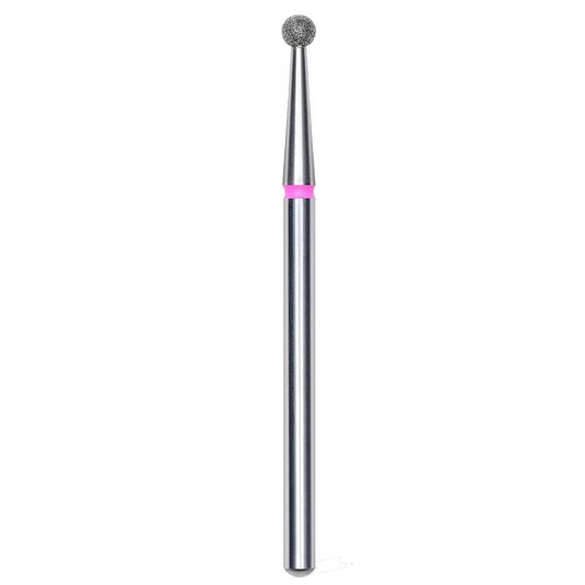 DIAMOND NAIL DRILL BIT, "BALL", RED, HEAD DIAMETER 3.5MM (FA01R035) - STALEKS™