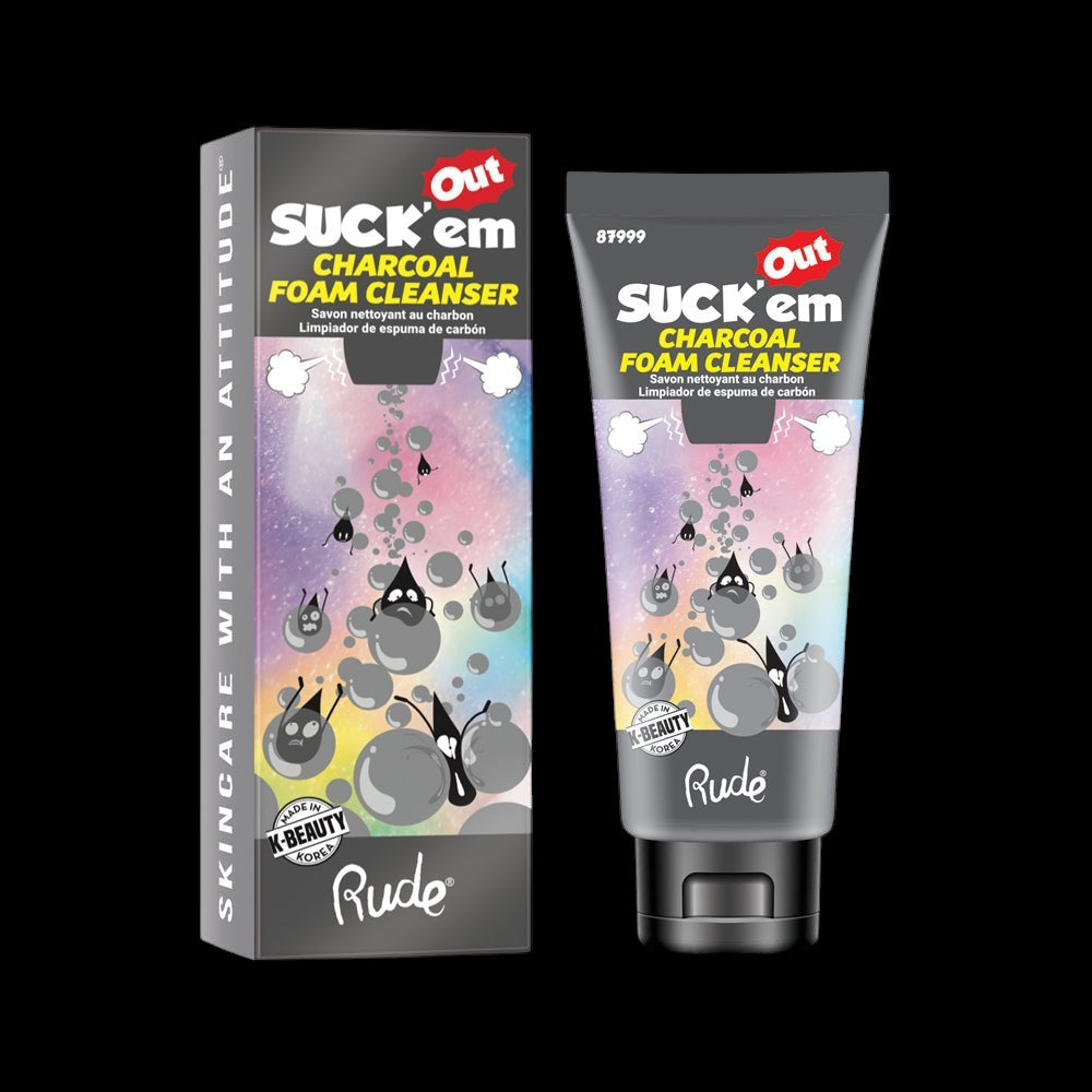 RUDE Suck'Em Out Charcoal Foam Cleanser by VYSN