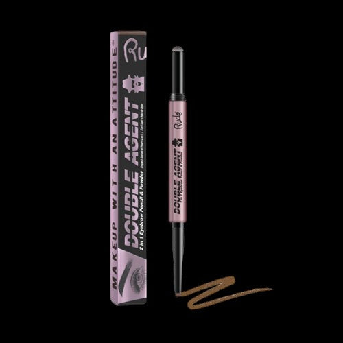 RUDE Double Agent 2 in 1 Eyebrow Pencil & Powder - Hazel by VYSN