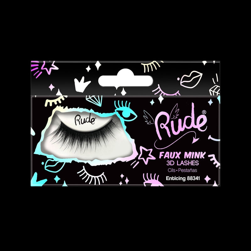 RUDE Essential Faux Mink 3D Lashes - Enticing by VYSN