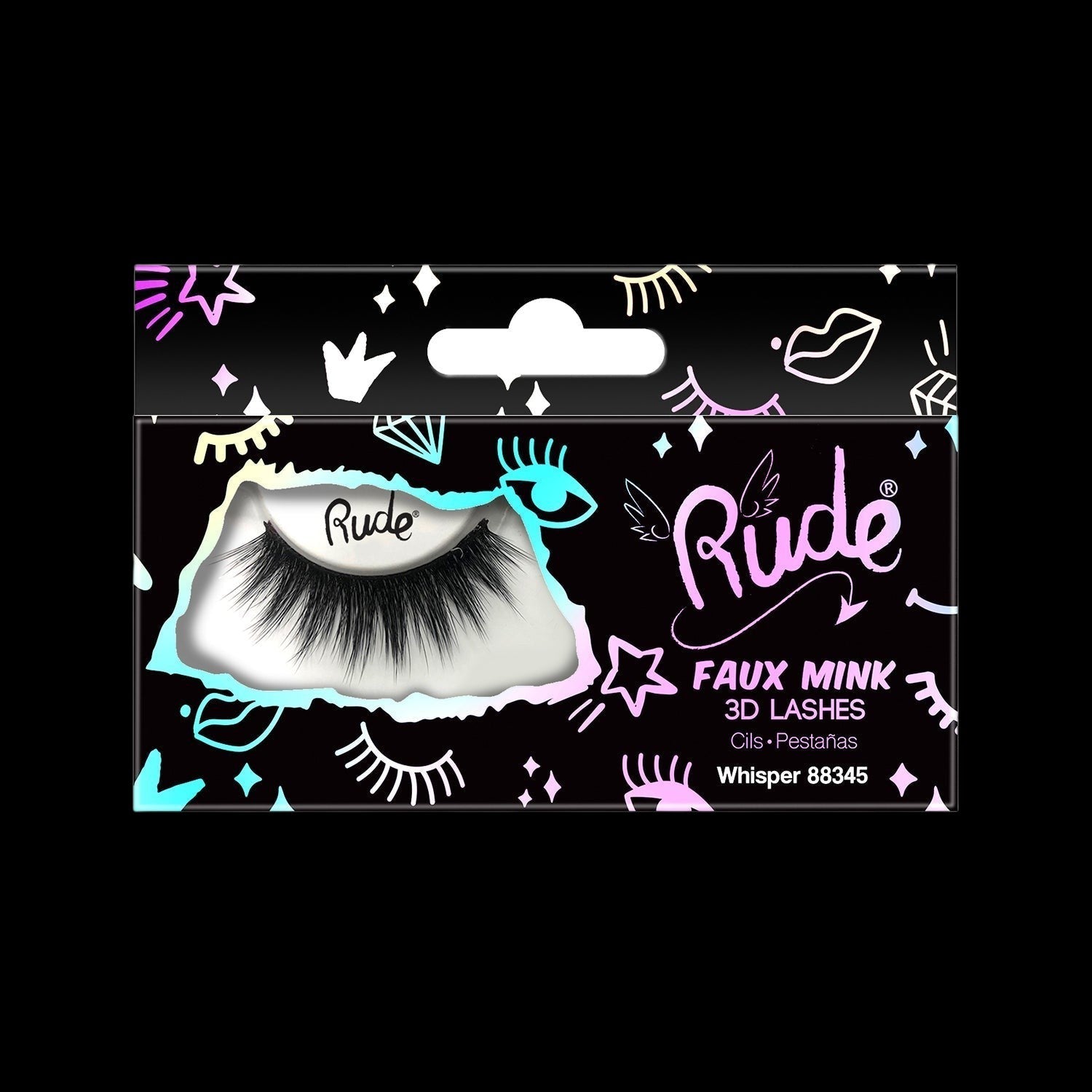 RUDE Essential Faux Mink 3D Lashes - Whisper by VYSN